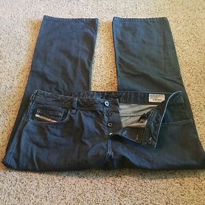 Diesel Zatiny men's regular jeans, hemmed, EUC